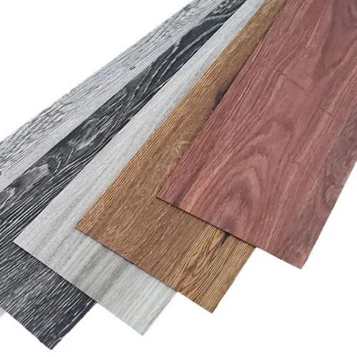Tablón de vinilo de lujo y suelo de azulejo, impermeable, barato, de China, pegamento hacia abajo/parte trasera seca