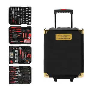 专业行李箱工具箱187 PCS钻电动工具套装汽车修理工具套装 - Product Image 1