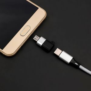 Personalizzazione del Logo adattatore di ricarica per telefono Android convertitore da porta Mobile maschio da tipo c a Micro USB con cordino - Product Image 5