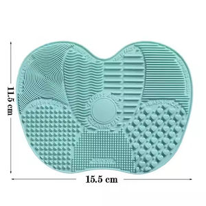 WELLFLYER OTMT-003 S2 Silicone Maçã Lavagem Escova Pad Maquiagem Escova Portátil com Ventosa Beleza Ferramenta De Limpeza