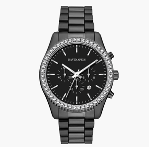 Lennox Chronograph Gold-Tone Stainless Steel Men's Watch - Product Image 6