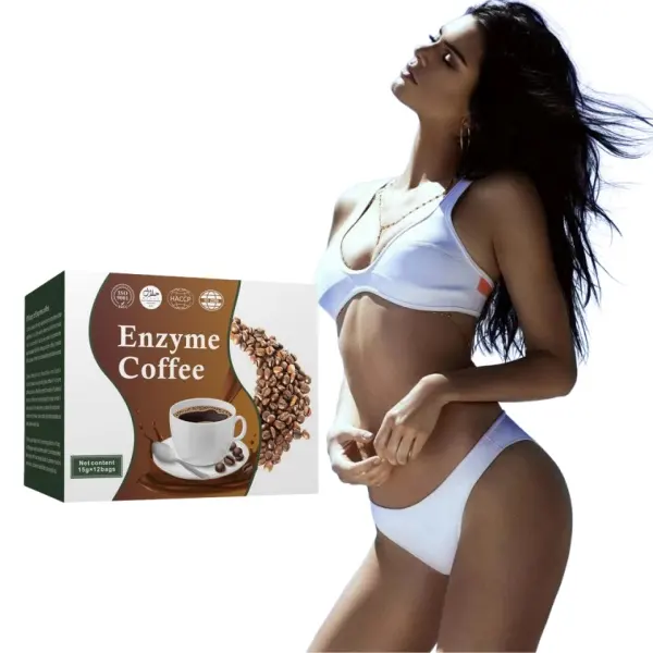 OEM natural dietary fiber enzyme white kidney bean black coffee fast fat burning slimming weight loss lose weight enzyme coffee