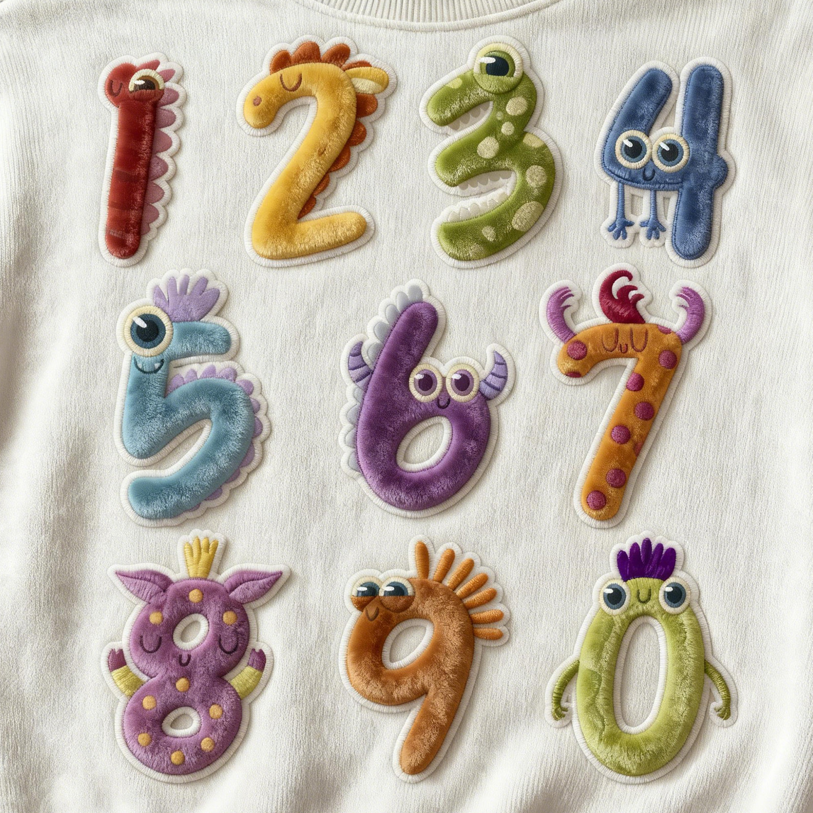 patchs de lettres