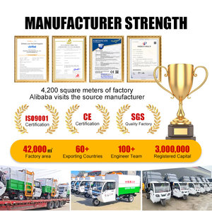 รถบรรทุกขยะไฟฟ้าบริสุทธิ์รถบรรทุกขยะไฟฟ้า3cbm ขยะทำความสะอาดรถบรรทุกขยะที่มีความจุ1Ton - Product Image 5