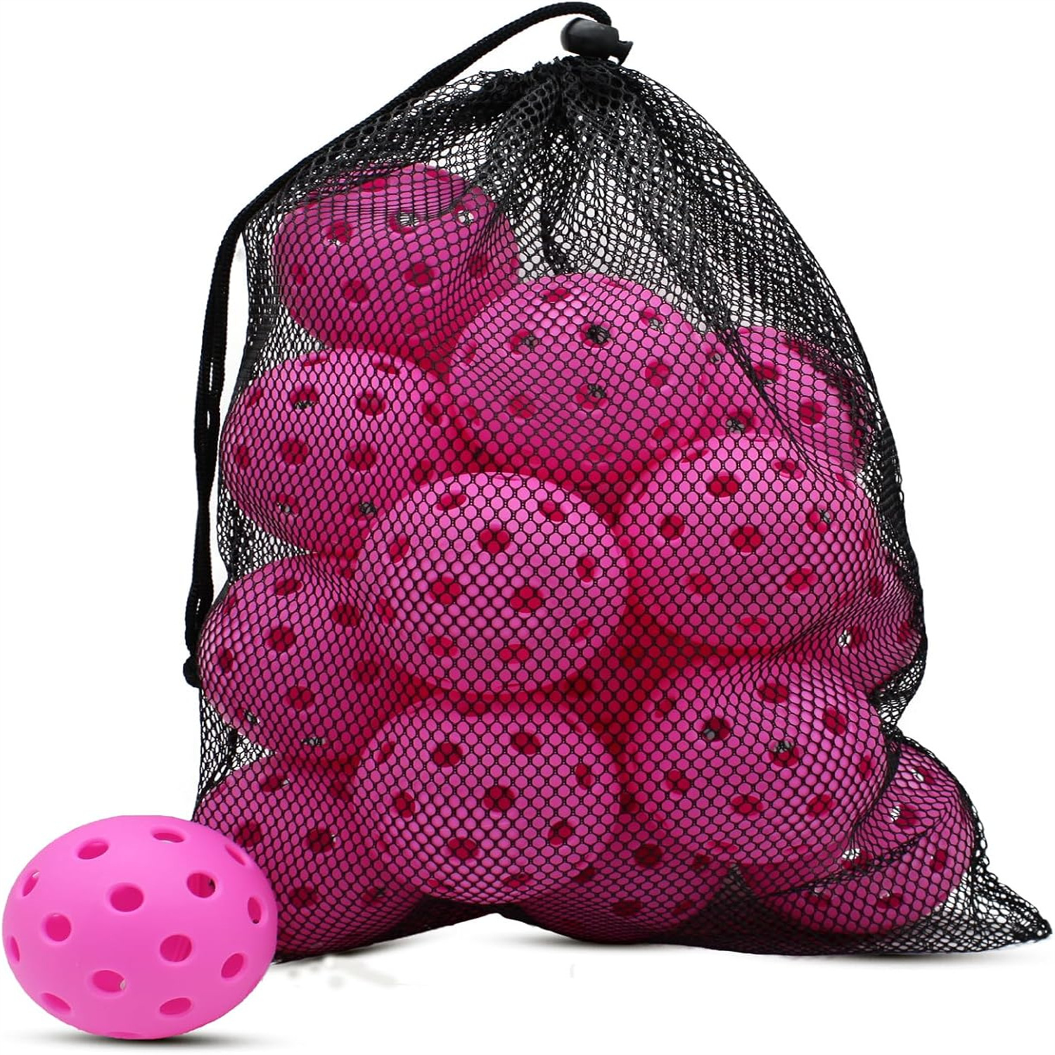 20 pieces in a mesh bag, rose red