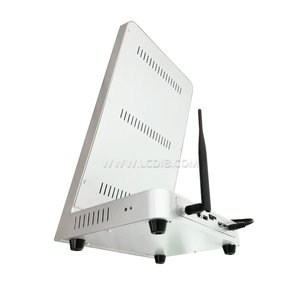 Desktop Rounded Corner Advertising Player 15.6 Inches 10.1 Inches Desktop Video Touch Advertising Player <strong>with</strong> Metal Frame Silver - Product Image 3