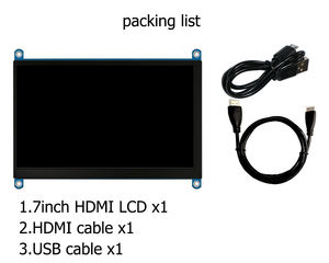1024x600 IPS Kapazitiver Touchscreen 7 Zoll Raspberry Pi Touchscreen-Display CTP TFT LCD-Display Unterstützung Windows 11/10/8.1/8/7 - Product Image 6