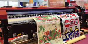 GED-3200Q ECO ตัวทำละลายเครื่องพิมพ์ 3.2 M สีสมจริงในร่มและกลางแจ้ง UV Tarpaulin Plotter คู่ 2 XP600 DX5 DX7 หัวพิมพ์ - Product Image 4