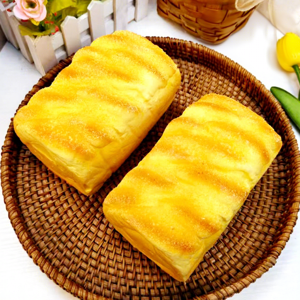 Tostada de coco esponjosa