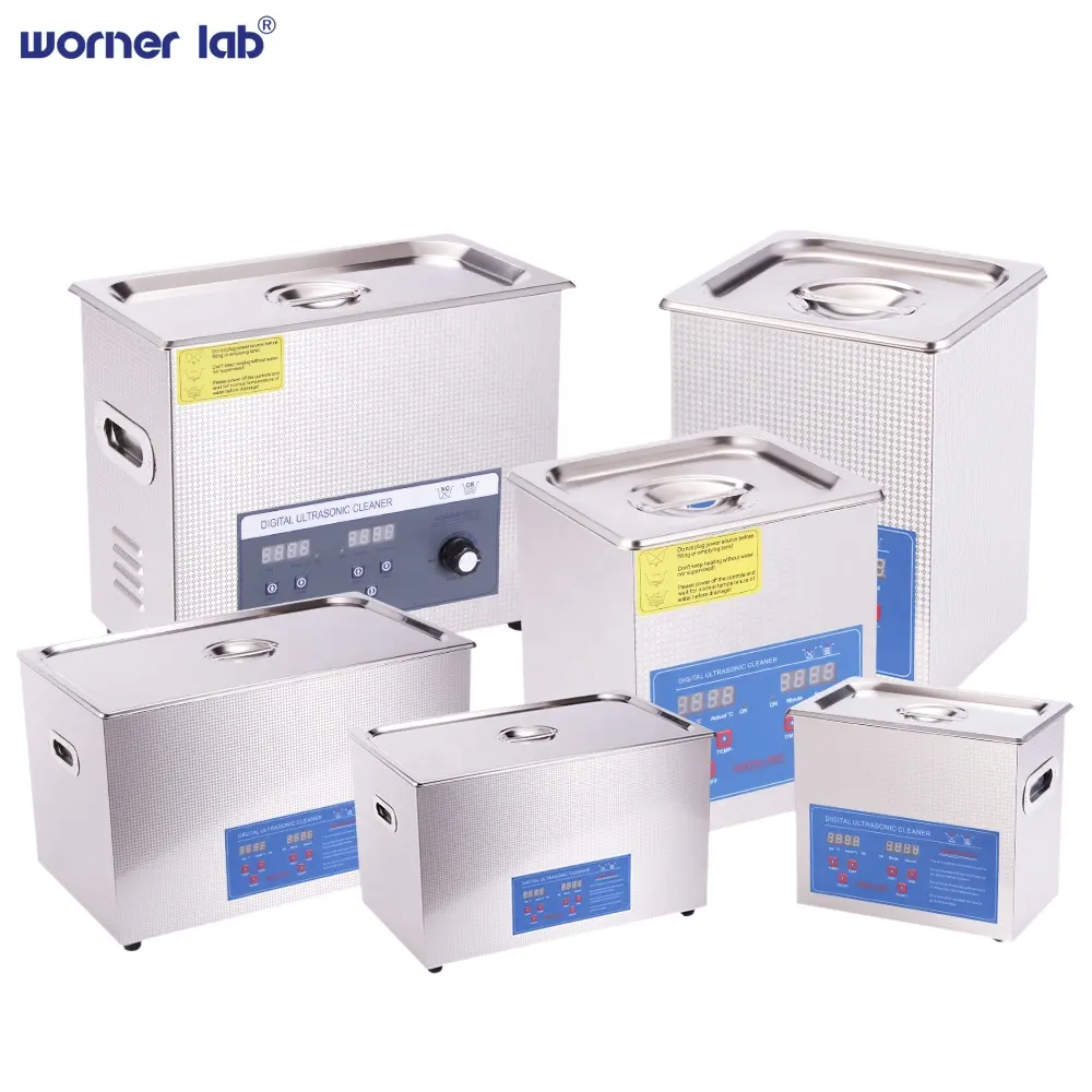 WORNER LAB 1.3L/2L/3L/6L/10L/15L/22L/30L digital ultrasonic cleaner portable industrial ultrasonic cleaners