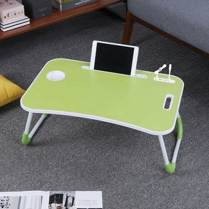 Mesa de estudio plegable para ordenador portátil, cajón de almacenamiento pequeño - Product Image 5