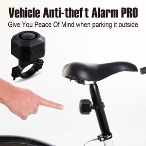 Sistema de alarma antirrobo con detección de movimiento a prueba de agua IP65 110db inalámbrico con batería para uso personal en bicicleta - Product Image 2
