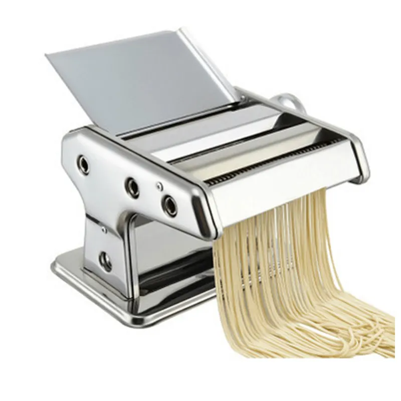 Hot Selling Home Kitchen Stainless Steel Manual Pasta Maker Machine Hand Crank Pastry Roller Spaghetti Noodle Maker