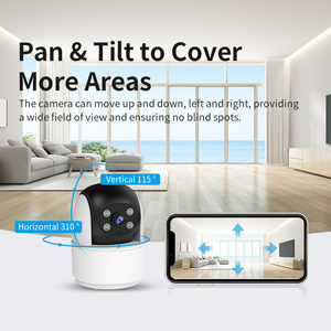 C996 Mini telecamera IP visione notturna a due vie voce di rilevamento umano per interni Mobile connessione grandangolare scheda di memoria WiFi CMOS PTZ - Product Image 3