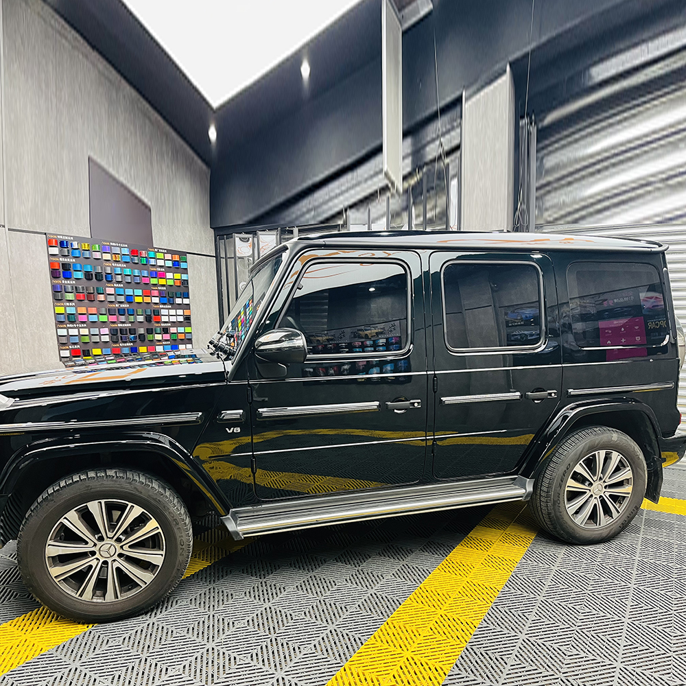 TPUTPU Metálico Brillante Benz Verde Negruzco