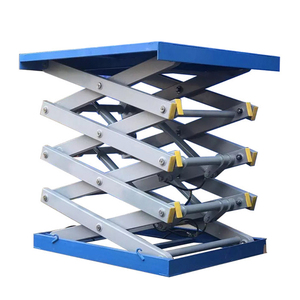 <strong>Loading</strong> <strong>Dock</strong> <strong>Fixed</strong> Scissor Motorized Lift Platform Trolley Lift Move System Small Self Propelled Electric Hydraulic Lift Table - Product Image 1