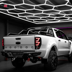 Plafoniera per Garage con luce a LED esagonale dal Design personalizzato 220V per la luce di lavoro dei dettagli dello Showroom del Garage privato - Product Image 5
