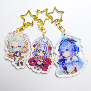 Acrylic Keychain Q Phiên Bản Anime Series Mặt Dây Chuyền Tùy Chỉnh Keychain Cá Tính Sáng Tạo - Product Image 6