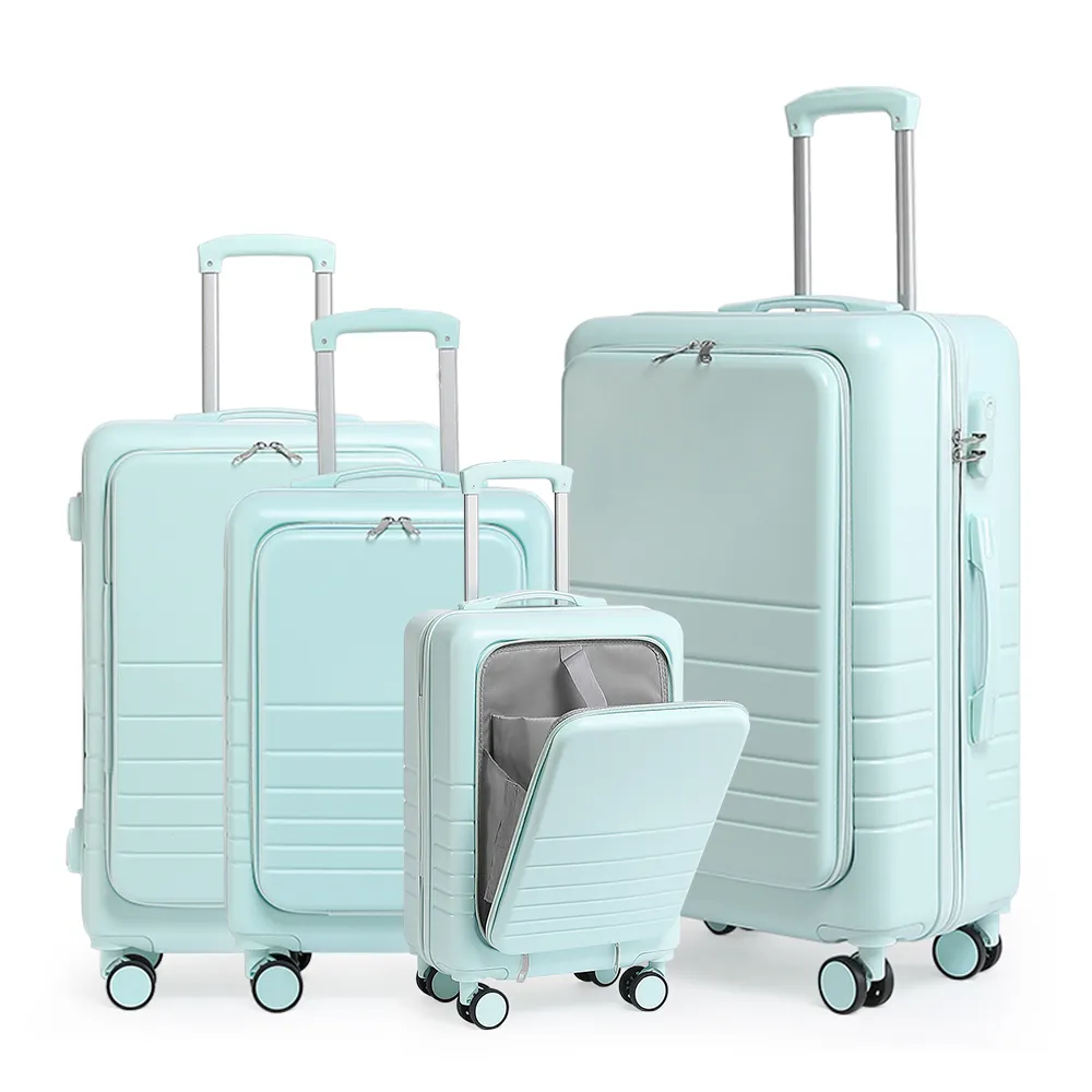 Vente en gros mini valise multifonction à 4 roues avec serrure pour ordinateur portable sac bagage personnalisé