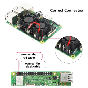 Suitable For <strong>Raspberry</strong> <strong>Pi</strong> 3B 4B Module Dual Fan Radiator Cooling Aluminum Alloy Sheet - Product Image 4