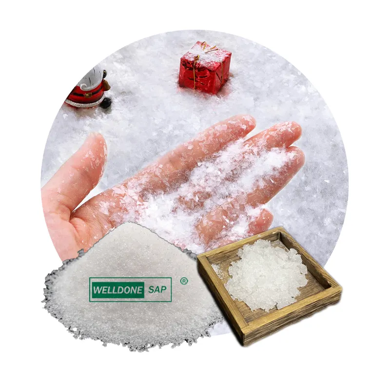 WELLDONEポリアクリル酸ナトリウム人工雪用超吸収性ポリマー雪吸水性ポリアクリル酸塩