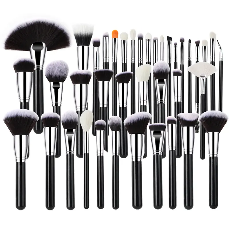 FEIYAN Cosmetic Makeup Brush Factory Luxo Vegan Alta Qualidade Atacado Logotipo Personalizado Profissional Private Label Maquiagem Brush Set