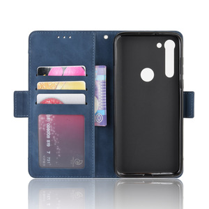 翻盖皮革钱包手机保护套适用于摩托罗拉 Moto Edge + G8 G 电源加 E7 手写笔 E6 Play 一个超宏变焦视觉 - Product Image 5