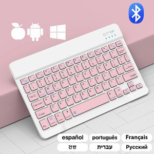 CJ1212 Mini Teclado recargable Y Mouse Teclado y ratón de diente azul Pequeño teclado inalámbrico y ratón Combo para IOS Tablet PC - Product Image 2