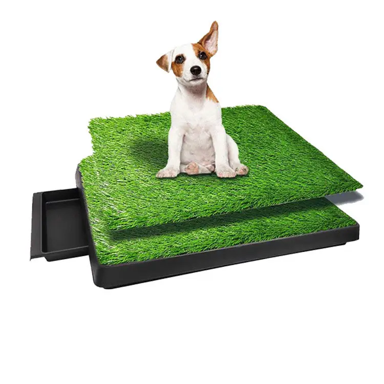 Haustierzubehör Hund Gras-Pischbecken Hundeschlafanlage Trainingsteppich Indoor Outdoor Toilettenschublade-Typ Bodenbelag Gras-Türmatte für Hunde Katzen