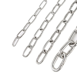 Factory Price SS201 SS304 Lifting <strong>Chain</strong> Stainless Steel Link Fence <strong>Chain</strong> DIN5685C <strong>DIN763</strong> - Product Image 3