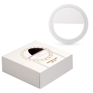 TikTok Mini taşınabilir USB şarj LED telefon şarj edilebilir dolgu Selfie led parmak yüzük klip telefon - Product Image 1