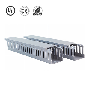 <strong>Free</strong> Samples Heat Resistant Steel Wiring Ducts with Good Insulation Multi-Color PVC Slotted Cable <strong>Trunking</strong> - Product Image 6