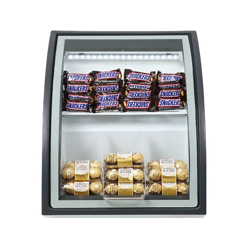 18L çikolata ekran buzdolabı Chiller vitrin DSS-18W4