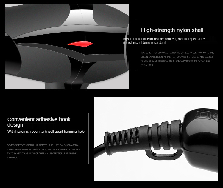 Hot selling household hair dryer low power hair dryer Five gears 1000W constant temperature wholesale Salon Hair Styler OEM