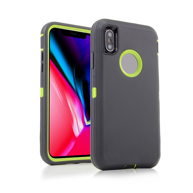 Gris oscuro + verde