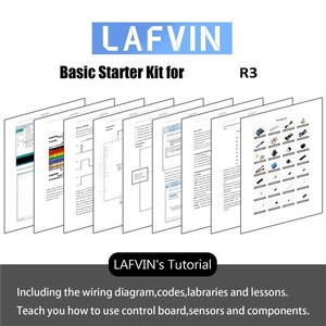Lafvin Wifi scheda di sviluppo della scuola di formazione degli studenti Super Starter Kit per R3 con Tutorial per Arduino - Product Image 4