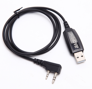 Cavo di programmazione USB per Baofeng 2 vie porta Radio K Driver con Software CD palmare Walkie Talkie accessori - Product Image 2