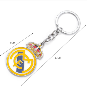 Toplu toptan özel ulus adı emaye anahtarlık kişiselleştirilmiş hatıra anahtarlık hayranları için Minimalist futbol anahtarlık - Product Image 6