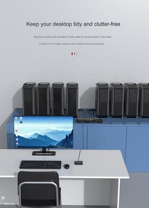 1440P 60Hz Full HD <strong>KVM</strong> VGA <strong>Switch</strong> <strong>8</strong> <strong>Input</strong> <strong>1</strong> <strong>Output</strong> USB2.0 HDMI Video Switcher Converter for Monitors Keyboard Mouse
