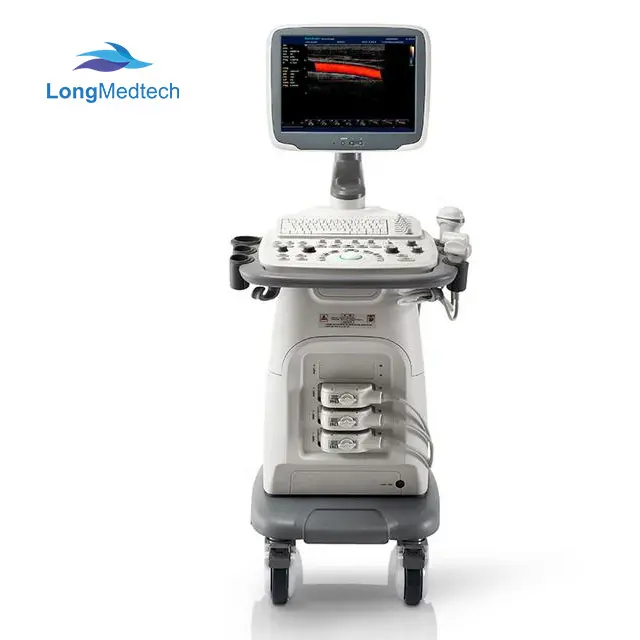 Système d'échocardiographie de promotion 3D 4D Trolley Machine à ultrasons Doppler couleur pour hôpital