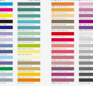 Couleurs vert + gris ou orange