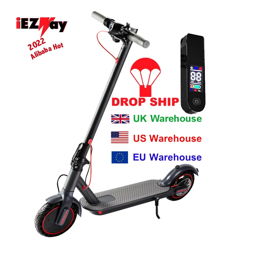 2022 iEZway Original Pro DDP Drop Shipping USA UK EU magazzino 350W motore 8.5 pollici a due ruote pieghevole Scooter elettrico per adulti