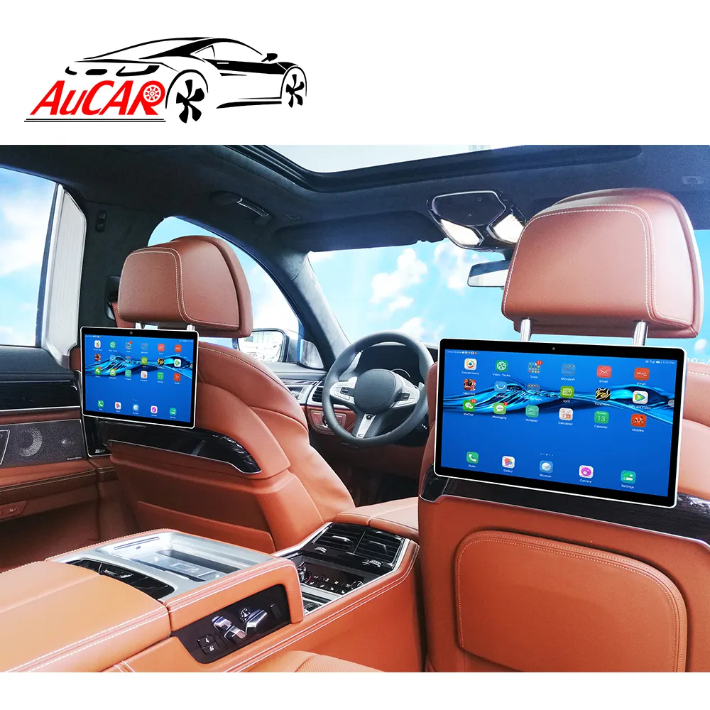 AuCAR 10,2 "Android coche monitor de pantalla táctil estéreo vídeo lcd monitor WiFi tv asiento trasero pantalla Multimedia player BT