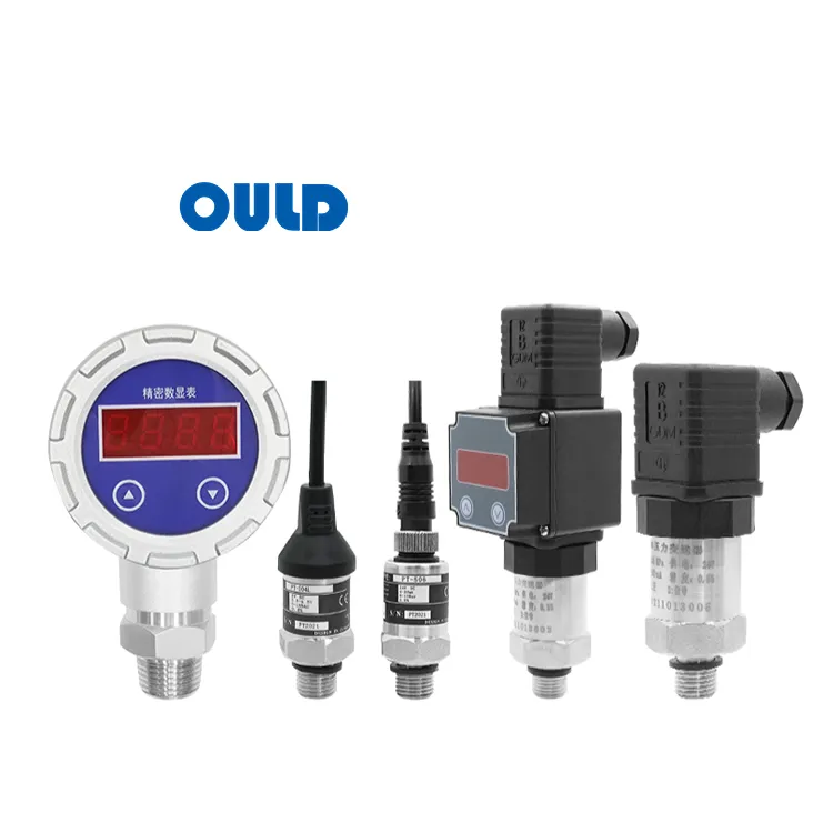 OULD OEM 4-20mA 0-10V Smart Pressure Sensor Transmitter for Air Water Oil Gauge Vacuum Pressure