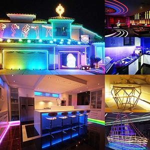 แถบ Led พิกเซล WS2813อัพเกรด WS2812B เป็นรายบุคคล RGB ที่มีความยืดหยุ่นสตริงโคมไฟ RGB คู่สายสัญญาณแสง - Product Image 3