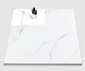 Gạch Lát Sàn Nội Thất Phổ Biến Chất Lượng Tốt Gạch Bóng Đá Cẩm Thạch Trắng Tráng Men Chống Mài Mòn - Product Image 5