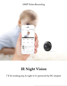 Acmell WIFI Mini CCTV Cámara IP inalámbrica con visión nocturna y grabación de voz CMOS Sensor H.264 Compresión de video para uso doméstico - Product Image 6