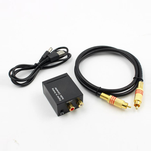 Digital a analógico convertidor de Audio Digital óptico Coaxial RCA Toslink señal analógico convertidor de Audio de cine en casa para DVD TV - Product Image 1
