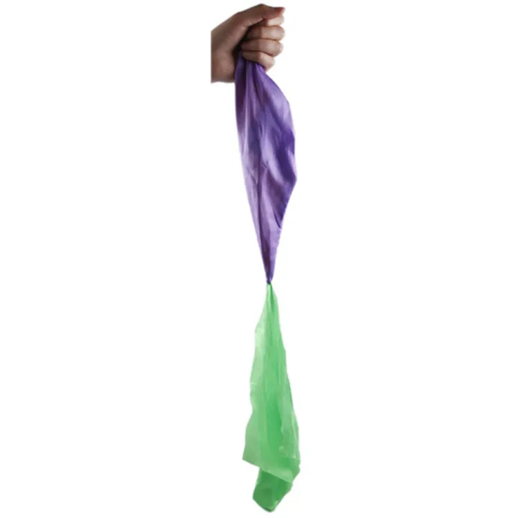 Handkerchief magic silk scarf four-color changing hanky for magic trick
