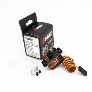 Original EMAX ES08MAII 12g Mini Metal Gear Analog Servo ES08MA II para Rc coche barco helicóptero avión Robot repuesto - Product Image 1